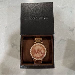 Rose gold Michael Kors watch